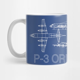 P3 Orion blueprints Mug